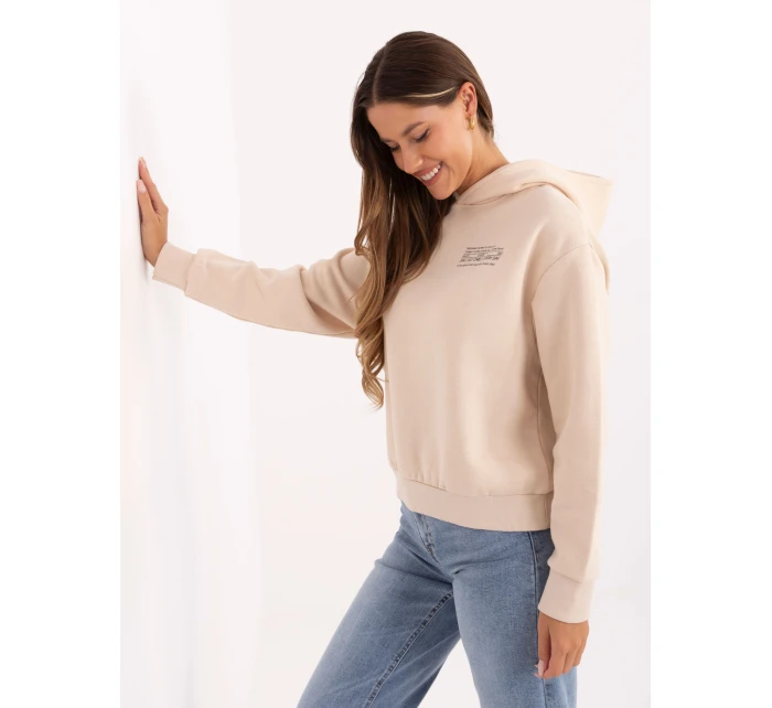 Bluza model 21319906 jasny beżowy - FPrice Bluza model 21319906 jasny beżowy - FPrice