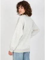 Mikina EM BL 617 model 17903537 světle šedá - FPrice Mikina EM BL 617 model 17903537 světle šedá - FPrice