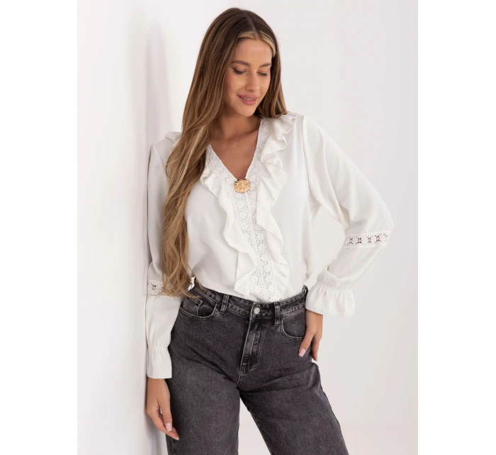 Bluzka IT BZ model 21786325 ecru - FPrice Bluzka IT BZ model 21786325 ecru - FPrice