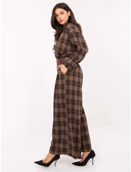 Spodnie IT SP model 21465883 brązowy - FPrice Spodnie IT SP model 21465883 brązowy - FPrice