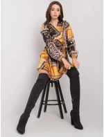 Sukienka LC SK 22K model 20961767 czarno żółty - FPrice