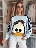 Dámská oversize mikina se  modrá Dstreet model 21989202 - FashionStreet