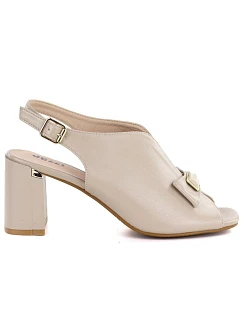 Dámské sandály na jehlovém podpatku s mašlí béžové Jezzi RMR25112-3