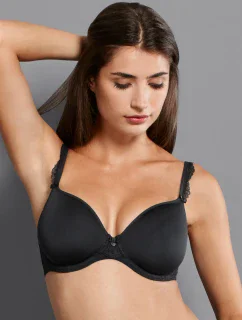 Selma podprsenka s kosticí košíčky se spacer-výztuží 5637 black - RosaFaia