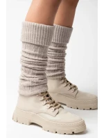 Dámské vlněné návleky 095 Béžová - Steven Dámské vlněné návleky 095 Béžová - Steven