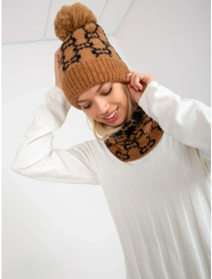 Dámská čepice AT CZ CM 319 hnědá Dámská čepice AT CZ CM 319 hnědá