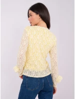 Bluzka IT BZ model 21807995 jasny żółty - FPrice Bluzka IT BZ model 21807995 jasny żółty - FPrice