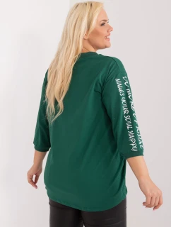 Bluzka RV BZ model 19658656 ciemny zielony - FPrice