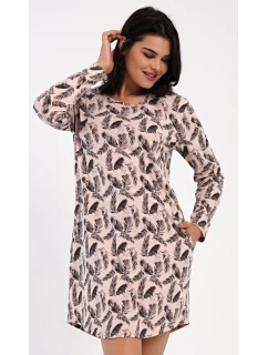 Dámské domácí šaty s dlouhým rukávem Isabela