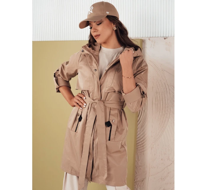 Dámská přechodná bunda parka NOLES béžová FashionStreet TY4282