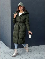 Dámský prošívaný kabát zelený Dstreet model 21978739 - FashionStreet Dámský prošívaný kabát zelený Dstreet model 21978739 - FashionStreet