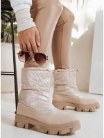 Dámské sněhule béžové Dstreet model 21994538 - FashionStreet