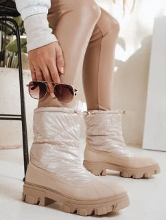 Dámské sněhule béžové Dstreet model 21994538 - FashionStreet