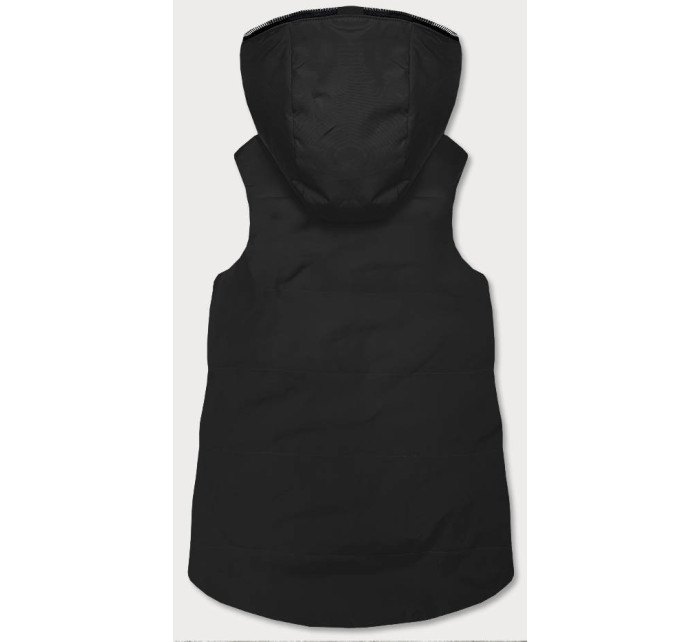 Černá oboustranná dámská vesta (R8006)