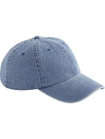 Beechfield B 105 6 Panelová denim kšiltovka 53.0105 mid blue Beechfield B 105 6 Panelová denim kšiltovka 53.0105 mid blue