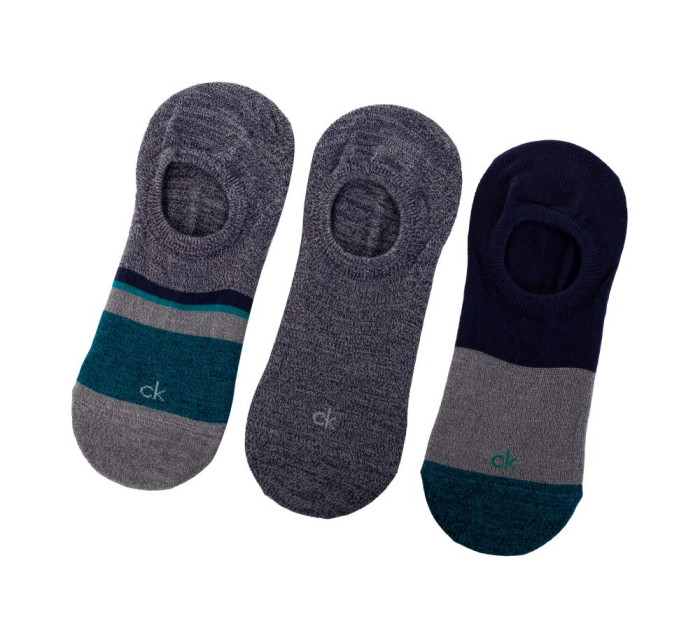 Ponožky Calvin Klein 3Pack 8720245208154 Navy Blue/Green/Grey/Denim