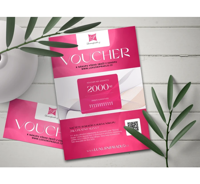 Elektronický dárkový voucher 2000 Kč