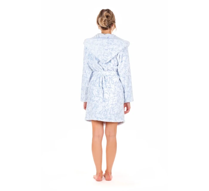 Flora krátký s kapucí model 20647536 modrá vzor - Vestis