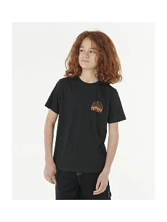 Tričko RIP CURL GRATEFUL SHRED TEE – BOY, černé