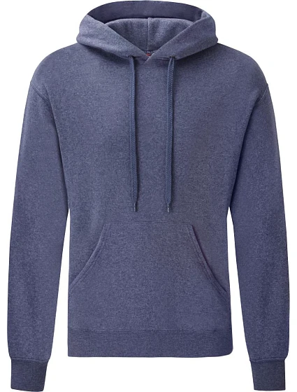 Fruit of the Loom Classic Hooded Sweat Mikina s kapucí 16.2208 heather navy Fruit of the Loom Classic Hooded Sweat Mikina s kapucí 16.2208 heather navy