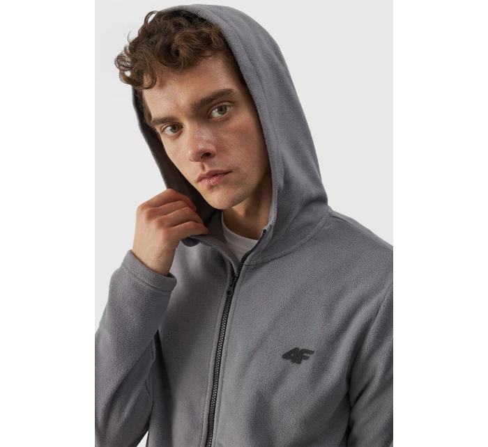 Pánský s kapucí Regular Šedý model 21674966 - 4F Pánský s kapucí Regular Šedý model 21674966 - 4F