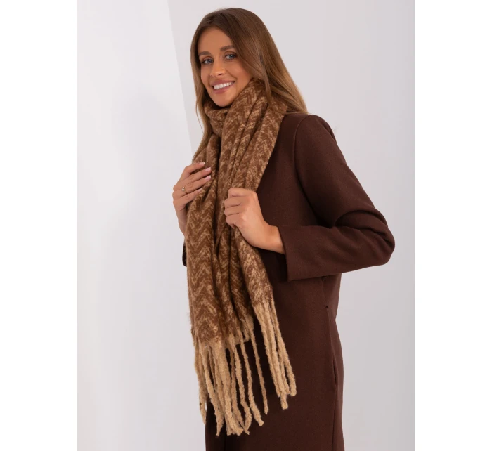 Szalik AT SZ model 18987513 camelowy - FPrice