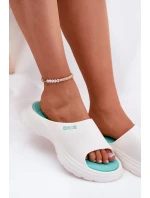 Dámské pěnové pantofle Big Star – bílé