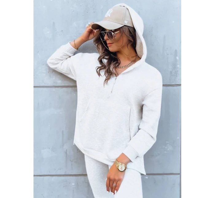 MAY DAY dámská tepláková souprava světle béžová FashionStreet AY0912 MAY DAY dámská tepláková souprava světle béžová FashionStreet AY0912