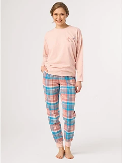 Pyžamo LNS model 22351047 B26 dlouhé rukávy, velikosti S–XL - Key