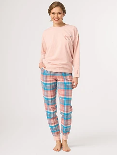 Pyžamo LNS model 22351047 B26 dlouhé rukávy, velikosti S–XL - Key