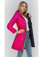 Oboustranná bunda ve tmavě barvě pro přechodné období model 20610204 - Libland Oboustranná bunda ve tmavě barvě pro přechodné období model 20610204 - Libland