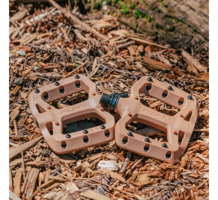 Pedály FUNN TAIPAN S hnědé