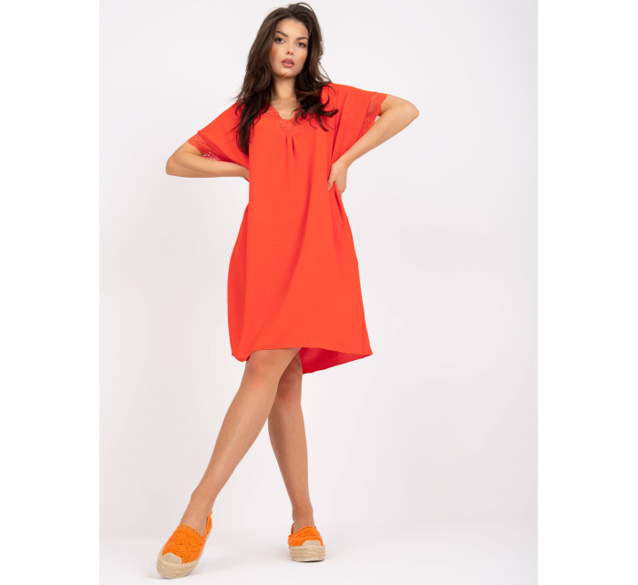 Šaty DHJ SK model 17384920 tmavě oranžová - FPrice