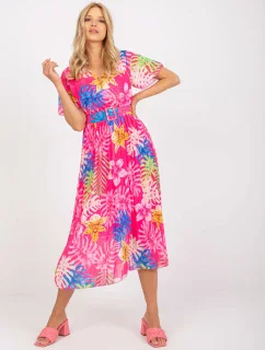 Šaty DHJ SK 11331 4.99 tmavě růžová