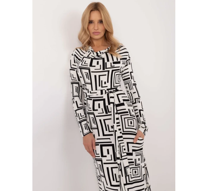 Sukienka LK SK model 20572072 biało czarny - FPrice