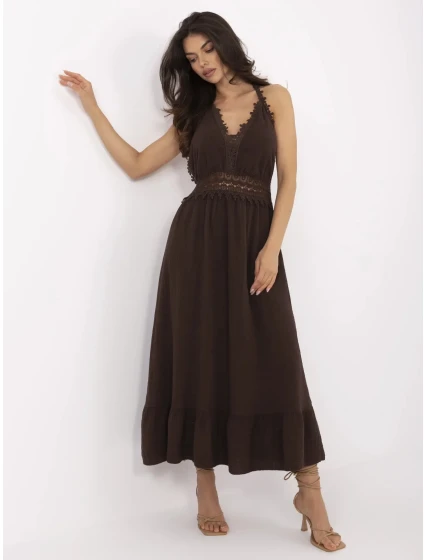 Šaty MI SK 88573.83 tmavě hnědé