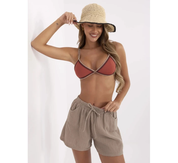 Szorty MO SN model 21235923 ciemny bezowy - FPrice