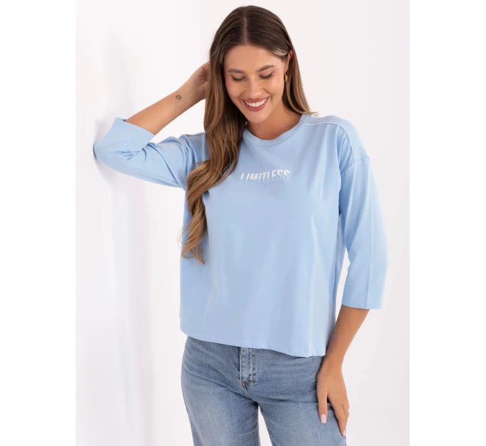 Bluzka RV BZ model 21406700 jasny niebieski - FPrice