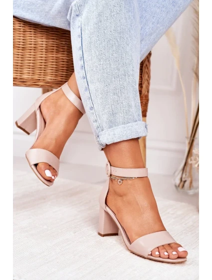 Dámské Sandály Na Podpatku Pudrově Růžové Lexi Dámské Sandály Na Podpatku Pudrově Růžové Lexi