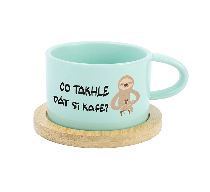 CO TAKHLE DÁT SI KAFE? - mint hrníček makronka 200 ml