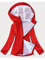 Letní červená dámská bunda s podšívkou model 17144698 - J.STYLE