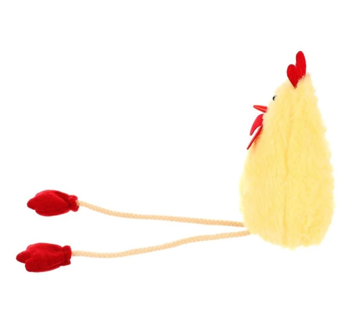 SEDÍCÍ SLEPICE 18CM JARNÍ DEKORACE