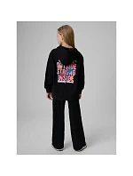 Dívčí tepláky s širokými nohavicemi model 22135739 dětské - 4F