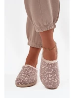 Dámské pantofle Love model 21714585 Béžové - Inblu
