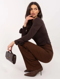 Bluzka IT BZ model 21859090 ciemny brązowy - FPrice