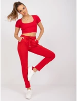 Tepláky RV DR 3589.08X červená