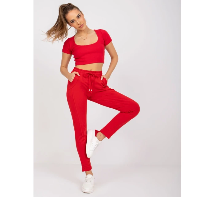 Tepláky RV DR 3589.08X červená