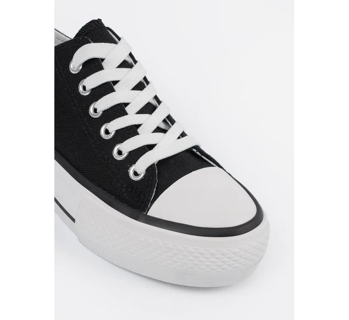 Exkluzívní tenisky černé dámské platforma Exkluzívní tenisky černé dámské platforma