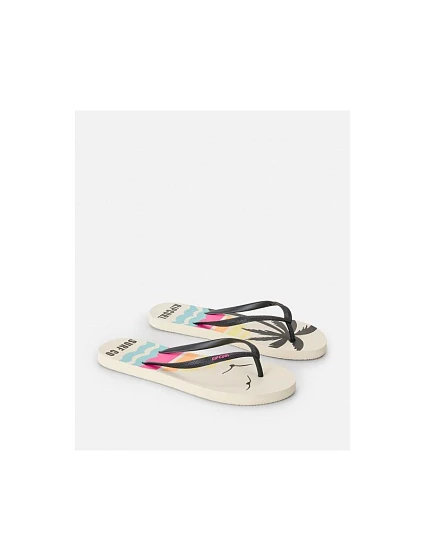 Japonki damskie model 22245927 Bloom Open Toe brązowe dámské - Rip Curl