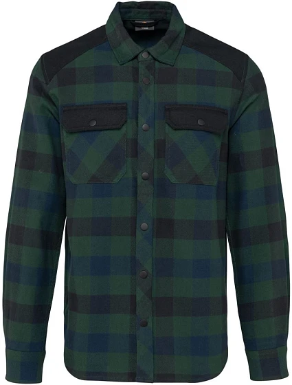 WK WK 520 Pracovní kostkovaná košile 20.W520 forest green/navy/black WK WK 520 Pracovní kostkovaná košile 20.W520 forest green/navy/black